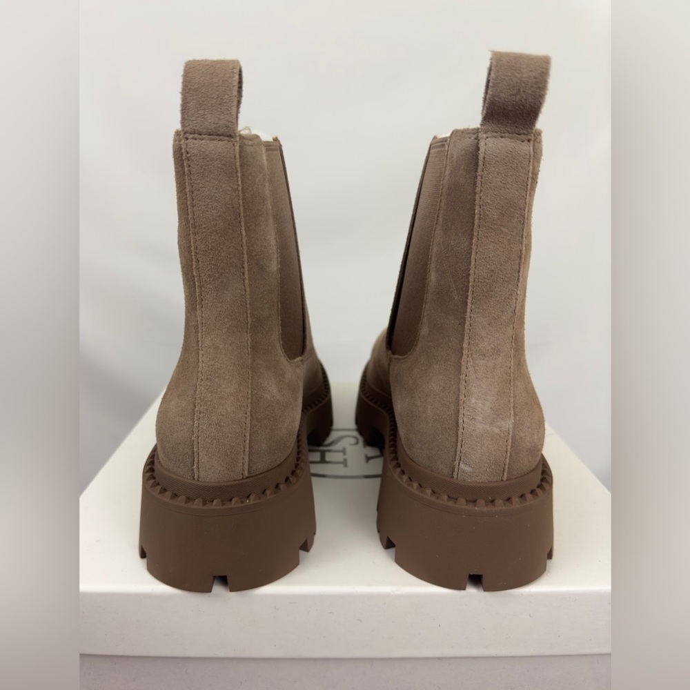 ASH Genesis Womens Leather Lug Sole Chelsea Boots Sequoia Tan. EU39=US8/EU40=US9 - Picture 11 of 15